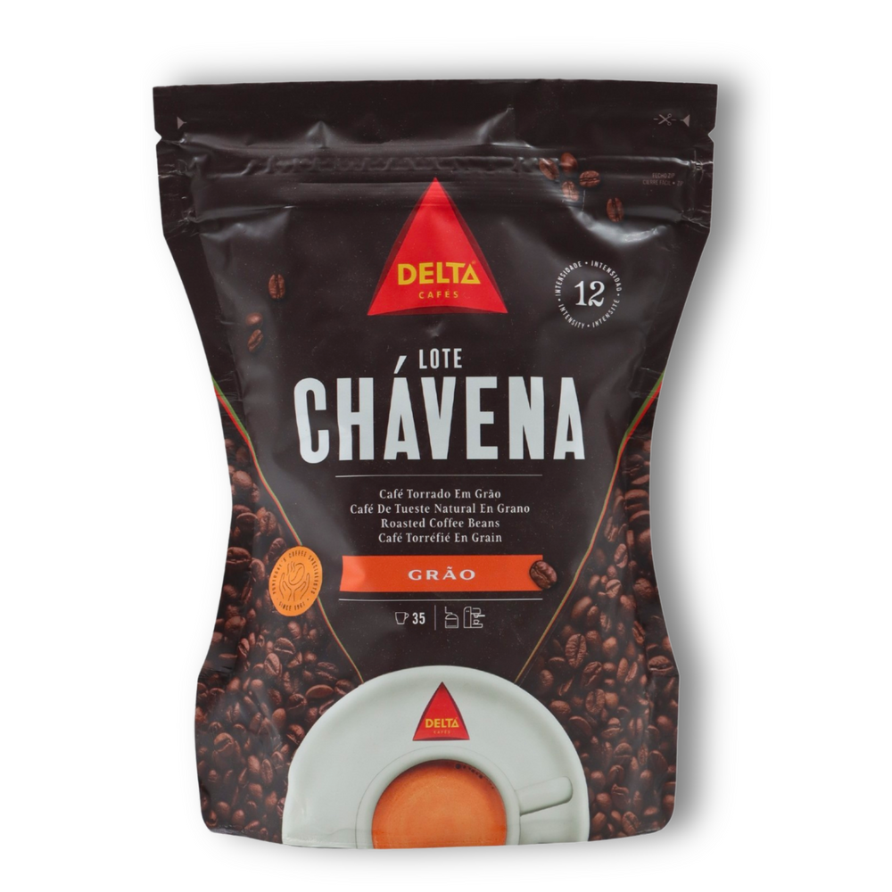 
                  
                    DELTA LOTE CHÁVENA - GANZE KAFFEEBOHNEN, Portugiesischer Kaffee, im Onlineshop von Vinho Bar.
                  
                