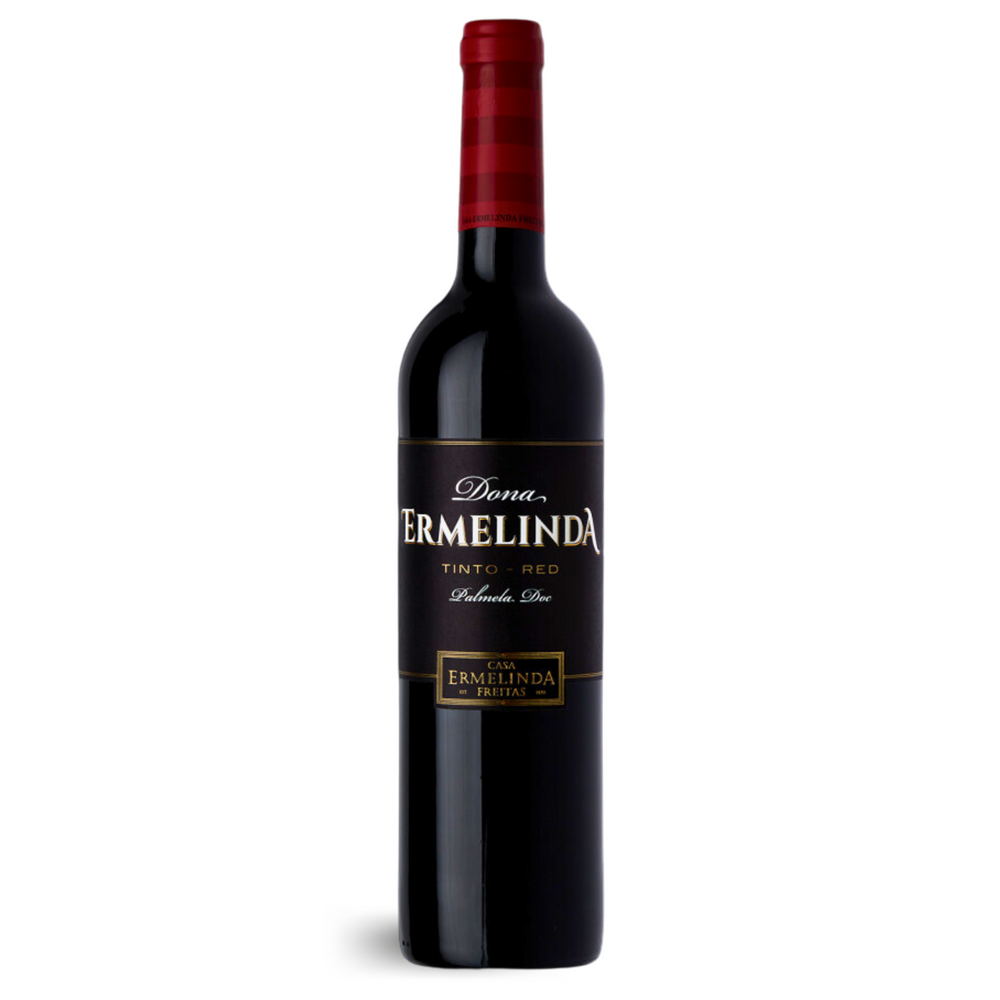 Flasche Rotwein Dona Ermelinda Tinto Red vom Weingut Casa Ermelinda Freitas.