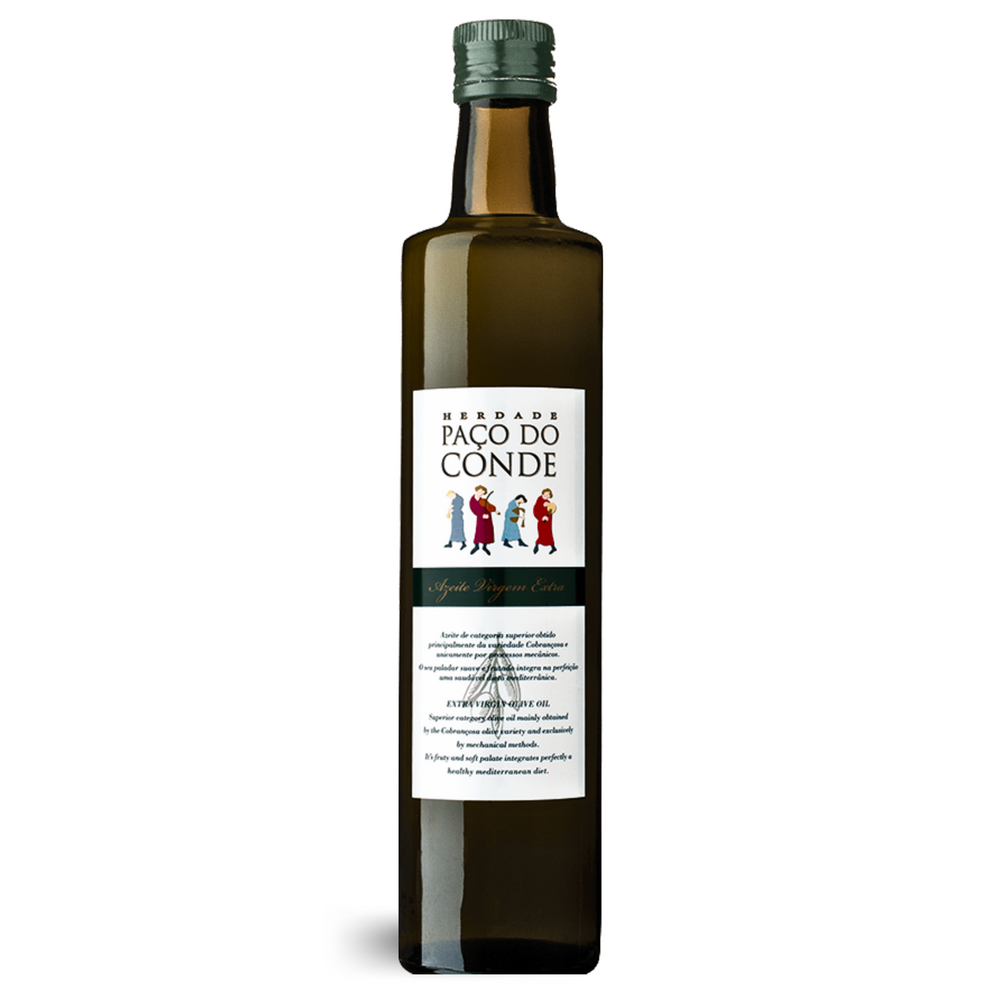 
                  
                    Herdade Paço do Conde – Azeite Virgem Extra Olivenöl (250 ml)
Ein edles Olivenöl, dessen fruchtiges Aroma Salate und Vorspeisen verfeinert und jeden Bissen zu einem mediterranen Erlebnis macht.
                  
                