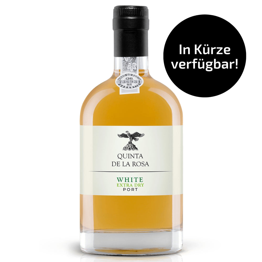 WHITE EXTRA DRY PORT, weißer Portwein vom Weingut Quinta de la Rosa.