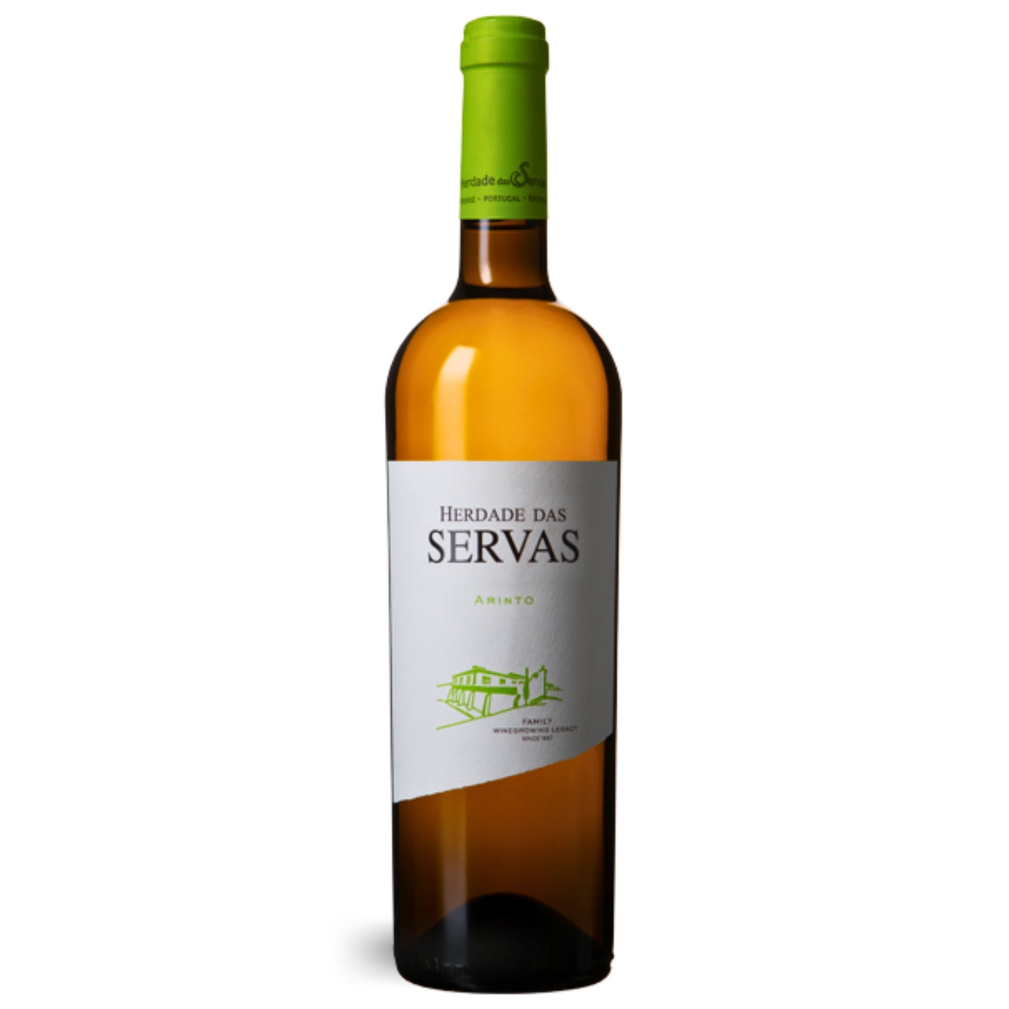 HERDADE DAS SERVAS ARINTO 2021, Flasche Weißwein vom Weingut Herdade das Servas in Portugal. Erhältlich im Onlineshop der Vinho Bar in Wuppertal.